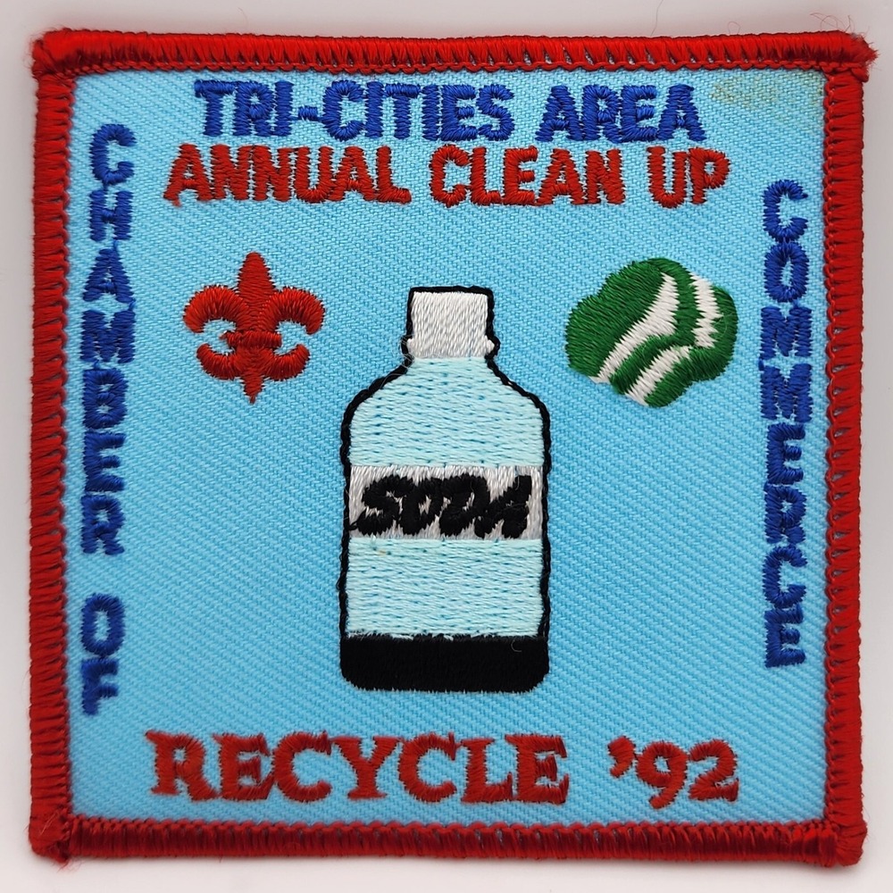 Tri-Cities Collectible Recycle 1992 Patch